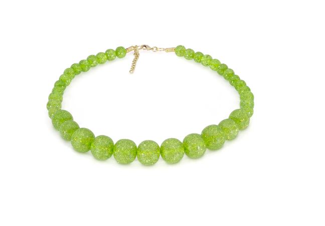 LIME GLITTER NECKLACE