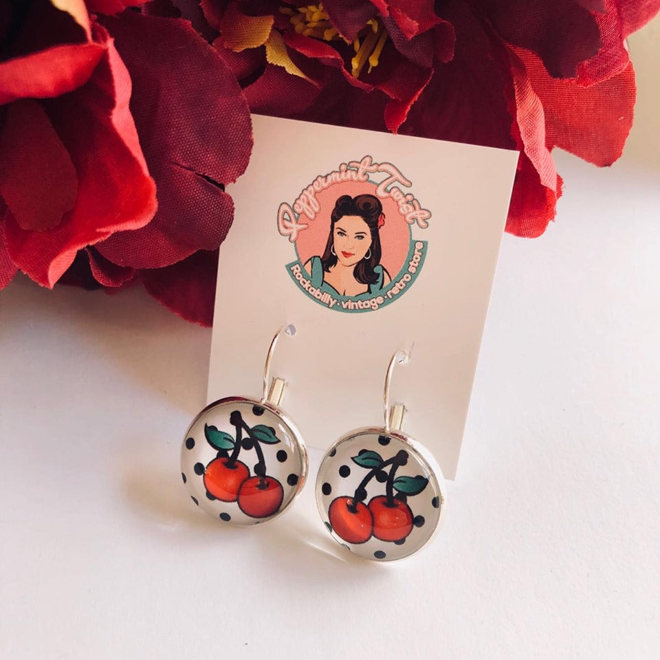 RED CHERRY EARRINGS