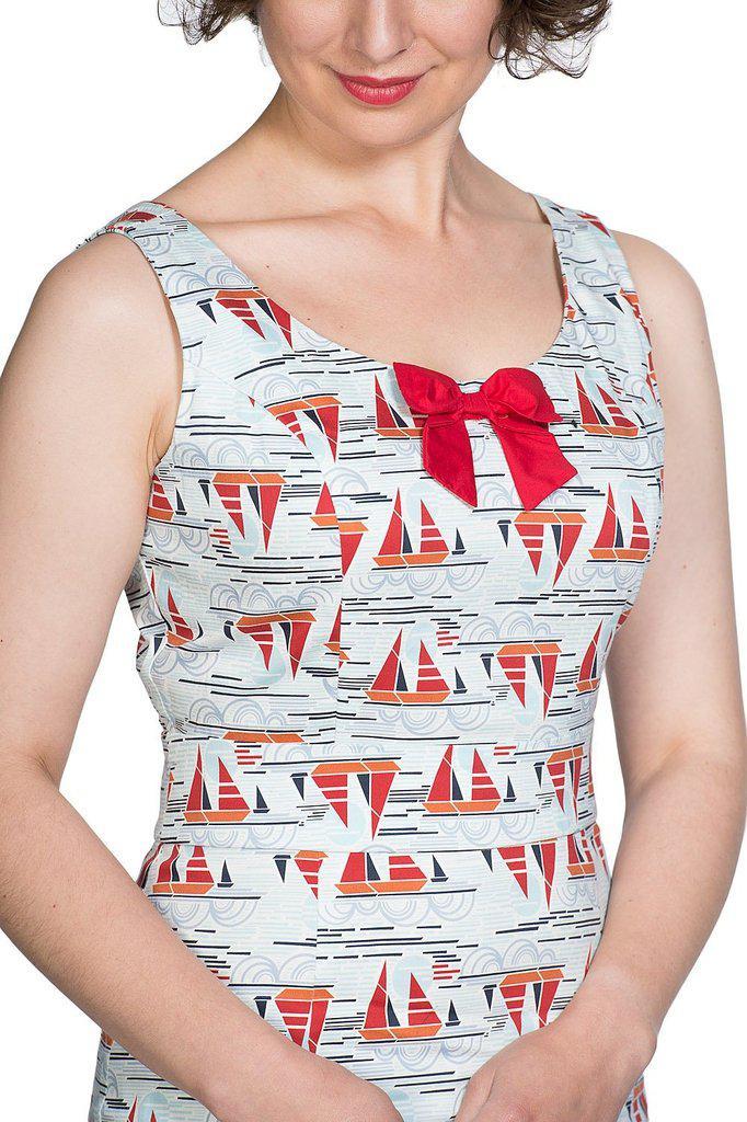 SAIL AWAY WIGGLE DRESS