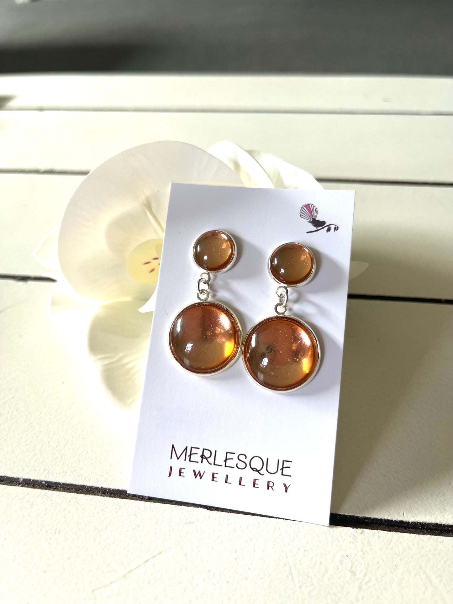 ROSE GOLD DROP EARRINGS