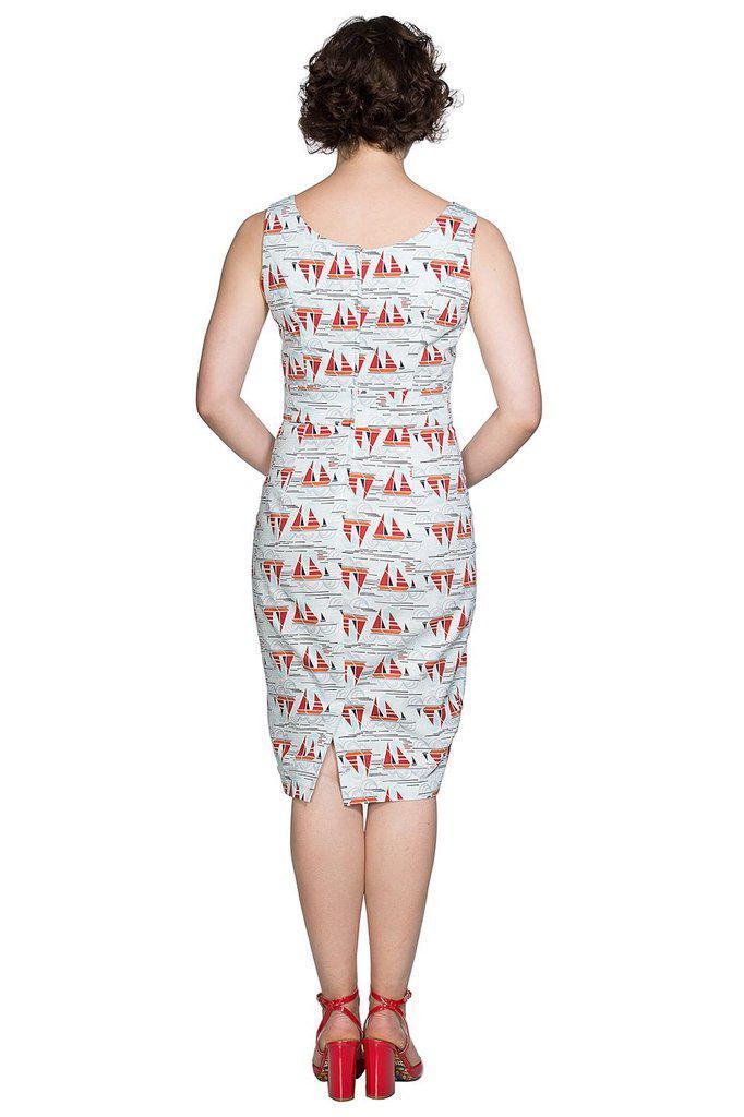 SAIL AWAY WIGGLE DRESS