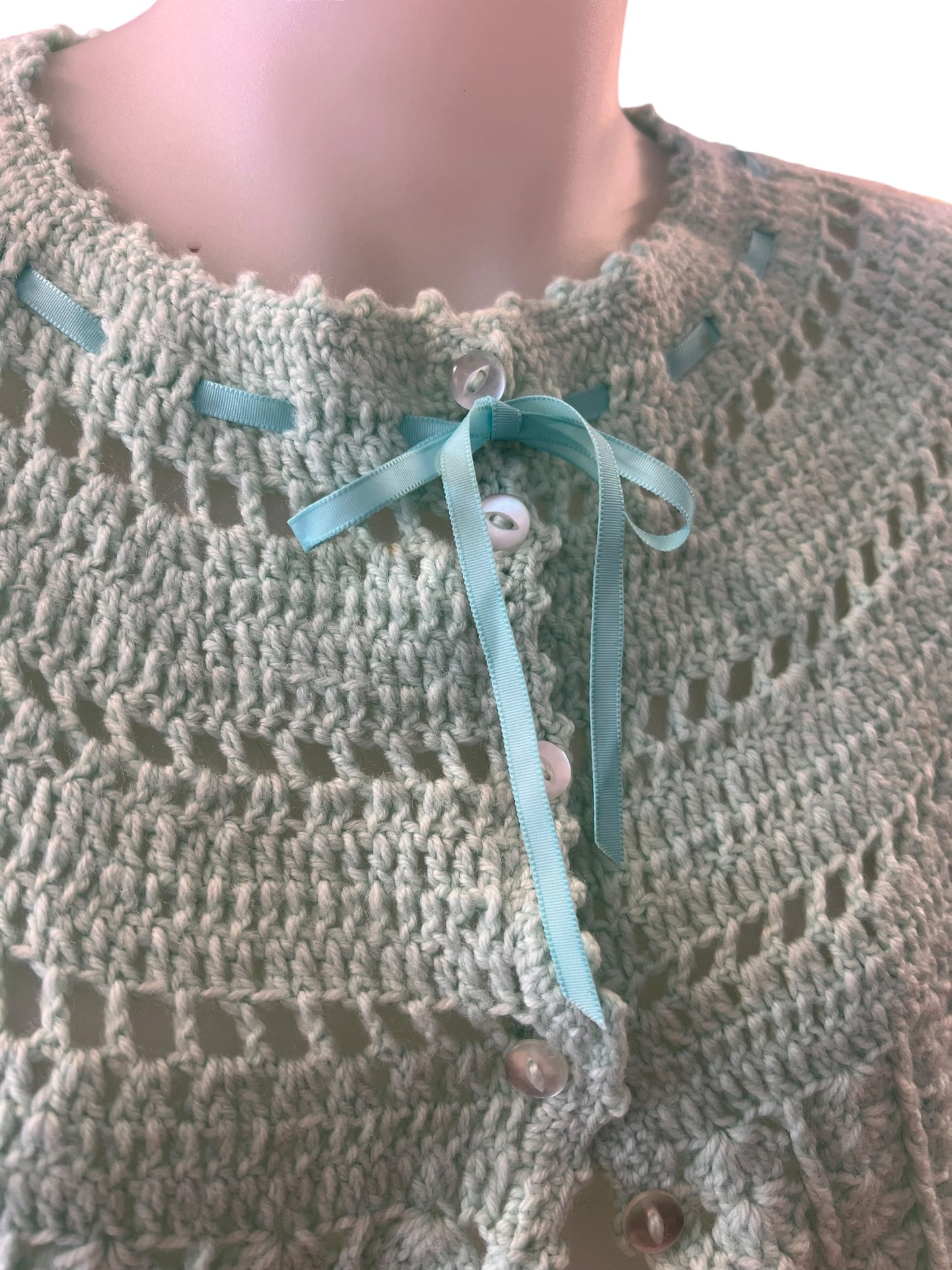MINT CROCHET CAPELET