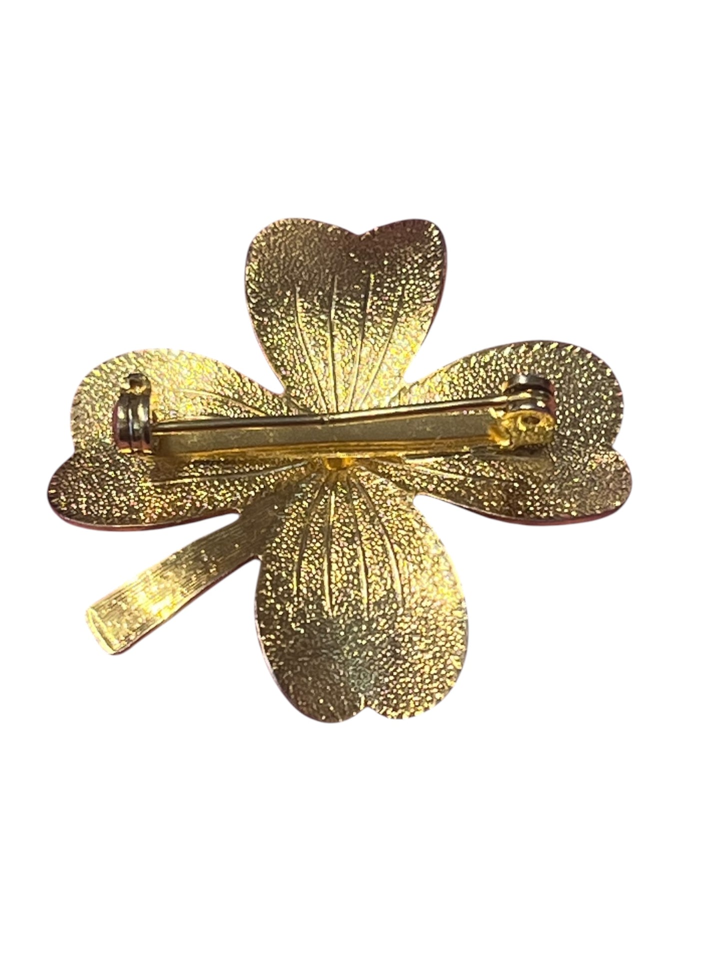 FOUR LEAF CLOVER BROOCH