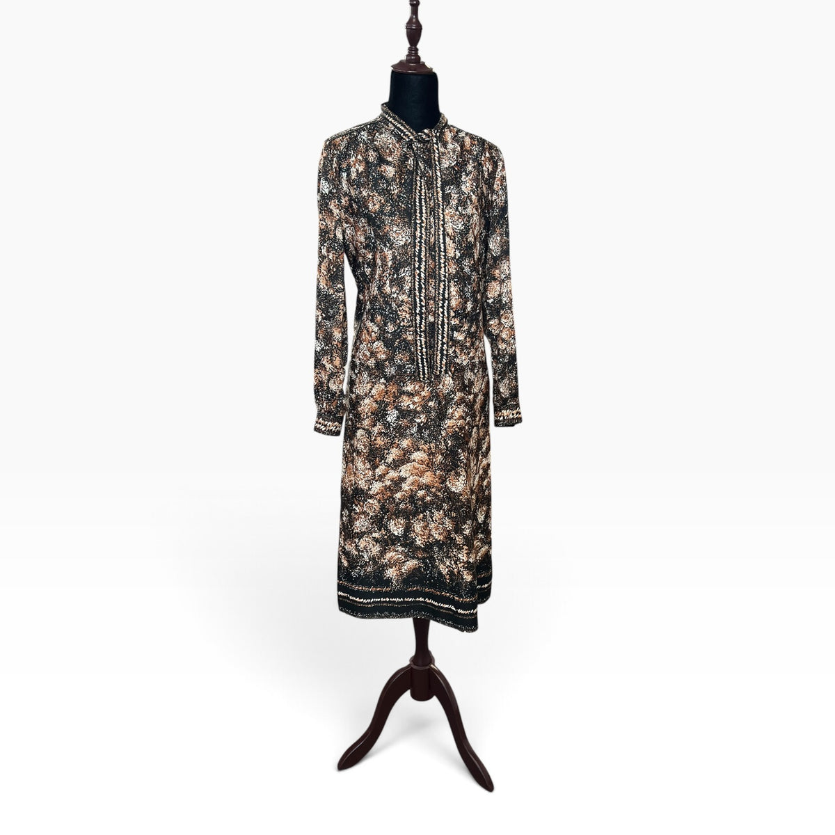 PRINCETON BROWN PATTERN DRESS | 10