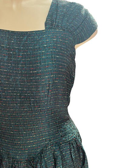 METALLIC GREEN GOWN | 18