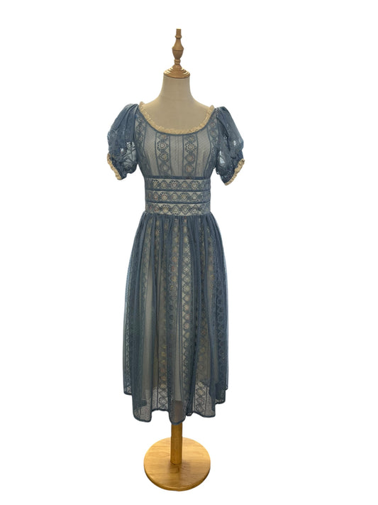 BLUE COTTAGE CORE DRESS | 8/10