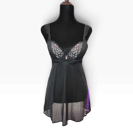 BLACK PLAYBOY NEGLIGEE 10B