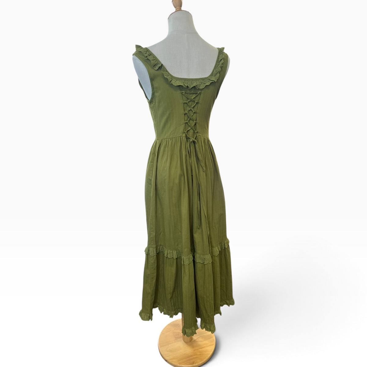 PRINCESS HIGHWAY GREEN TIERED DRESS | 8