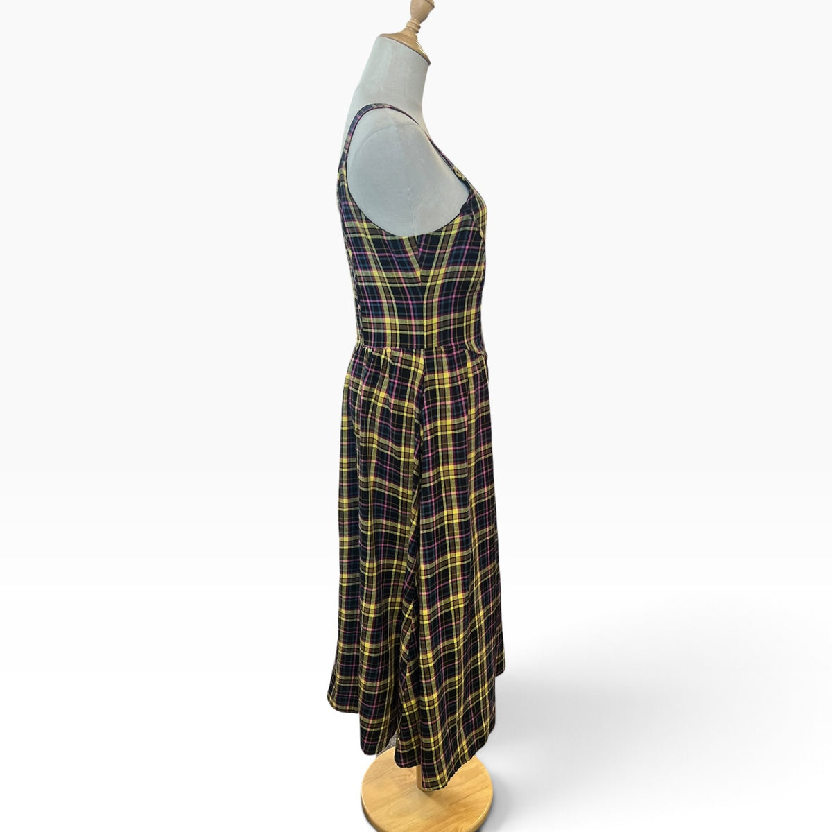 DANGERFIELD YELLOW TARTAN DRESS | 10