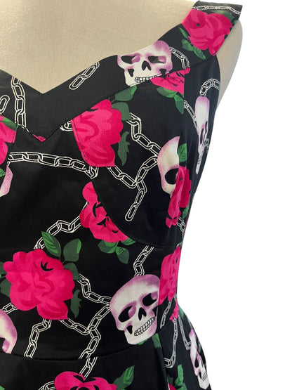 HEARTS & ROSE SKULL DRESS | 14
