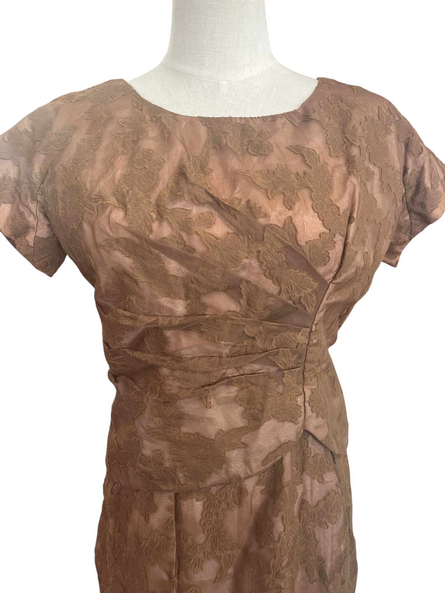 SILTEX COCOA CHIFFON DRESS | 10
