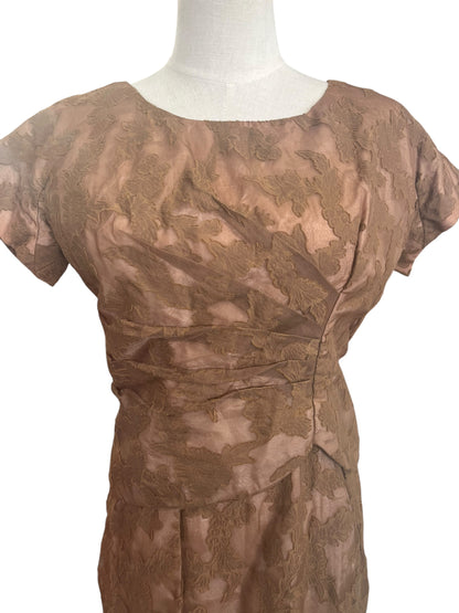 SILTEX COCOA CHIFFON DRESS | 10