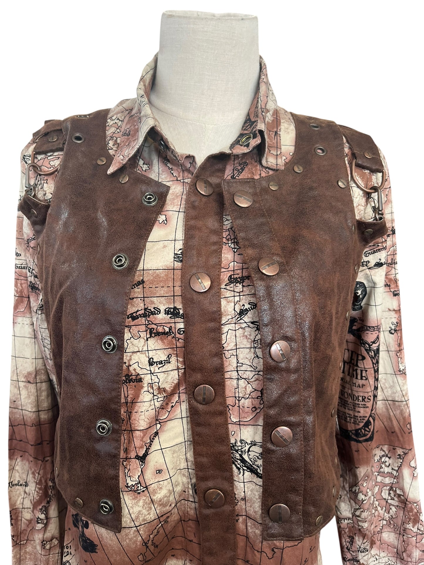 LIP SERVICE MAP SHIRT | S