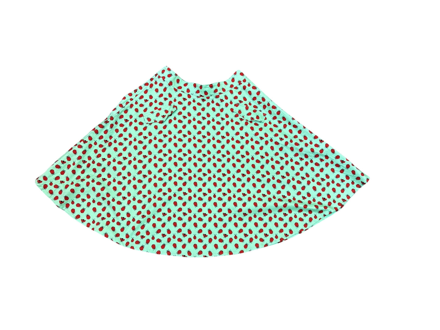 VOODOO VIXEN LADYBUG MINT SKIRT | XL