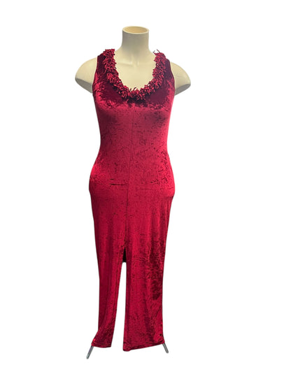 LISA HO RED VELVET DRESS | 12