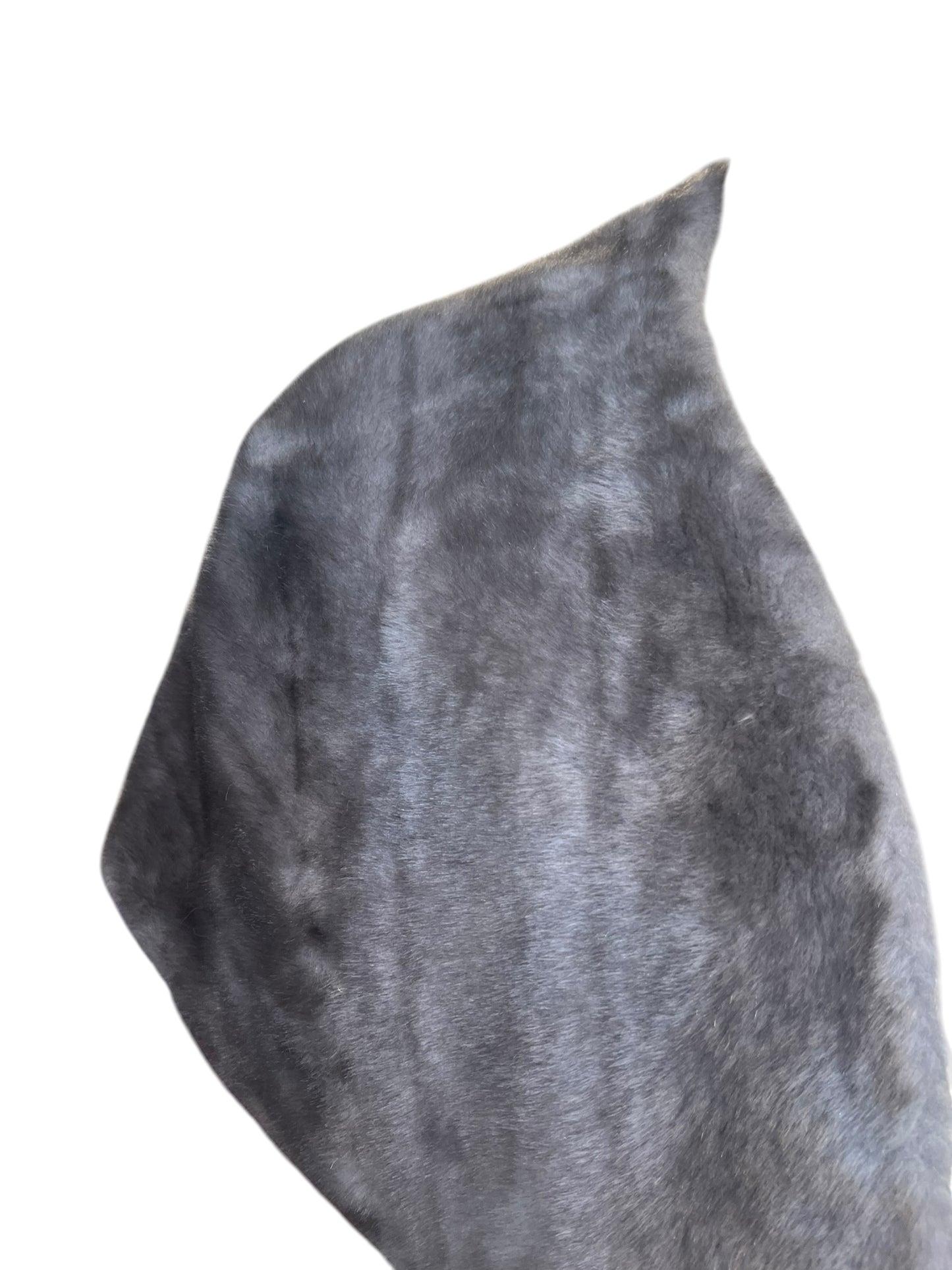 GREY FAUX FUR STOLE