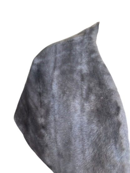 GREY FAUX FUR STOLE