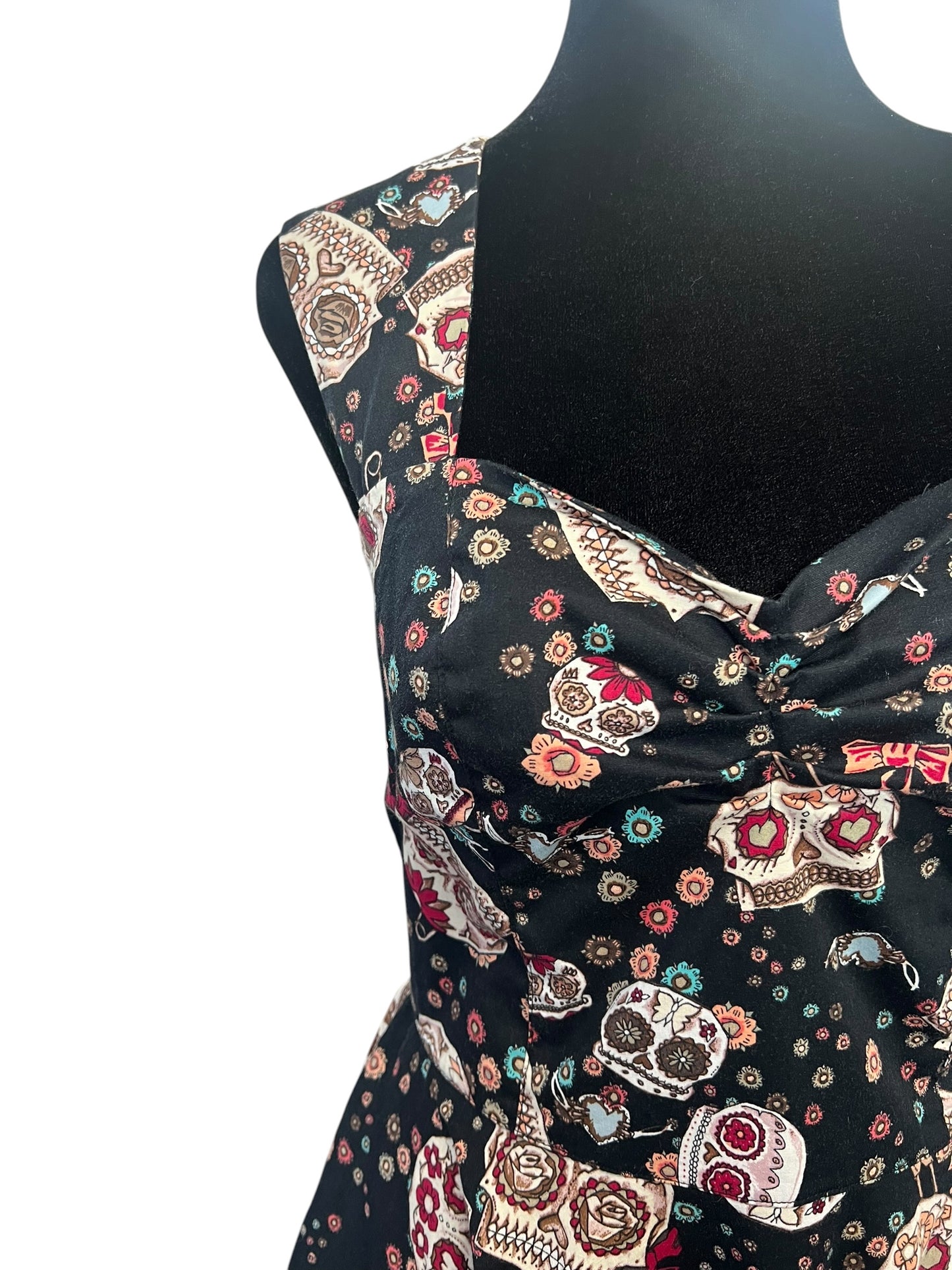 HELLBUNNY DAY OF THE DEAD DRESS | M