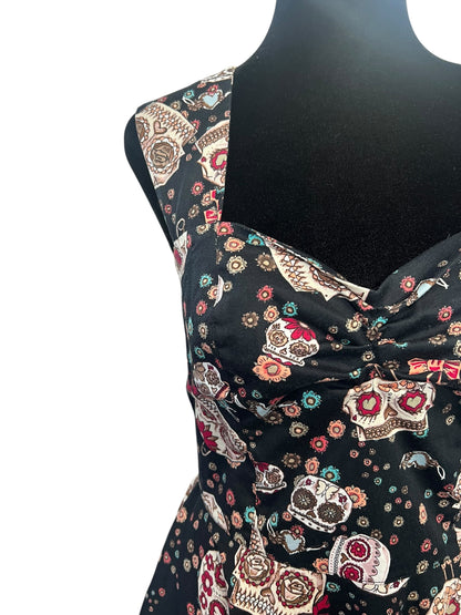 HELLBUNNY DAY OF THE DEAD DRESS | M