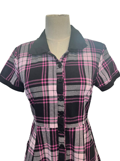 BLACK FRIDAY PINK TARTAN DRESS | 8