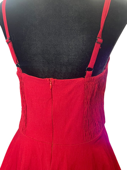 VOODOO VIXEN RED MINI DRESS | L/12