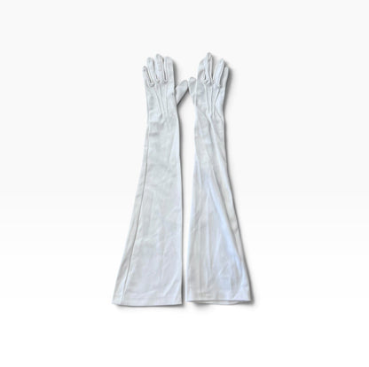 OVER ELBOW WHITE GLOVES | 7