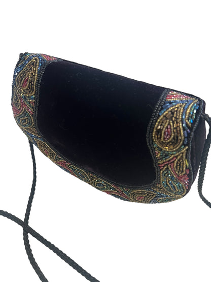 VELVET SHOULDER BAG