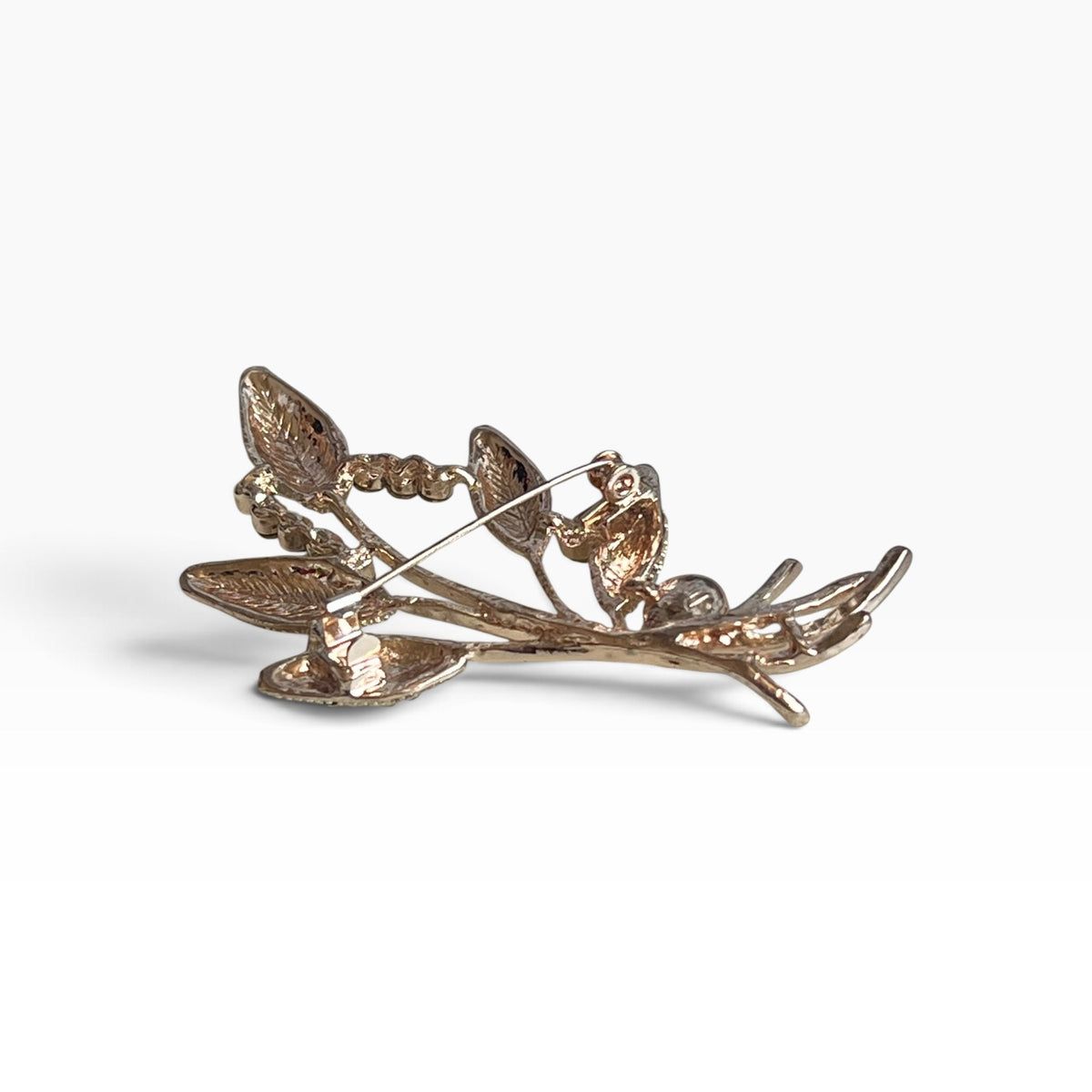 SPARKLING CATTAIL BROOCH