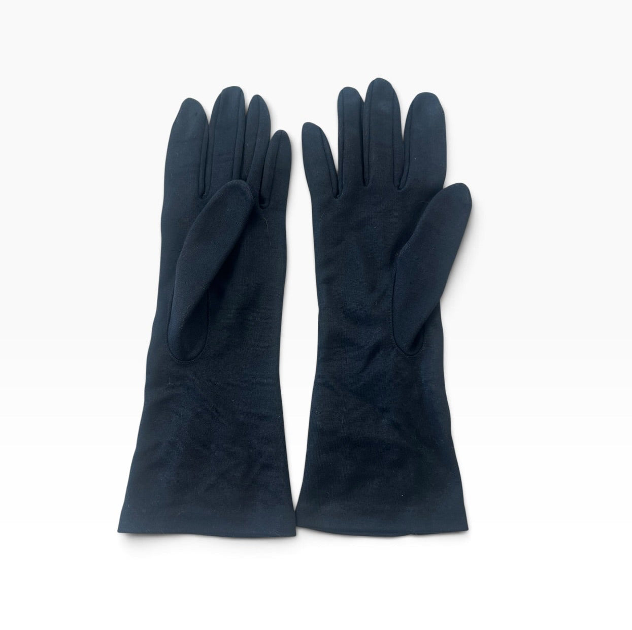 BLACK BOW ROUCHED GLOVES | 7