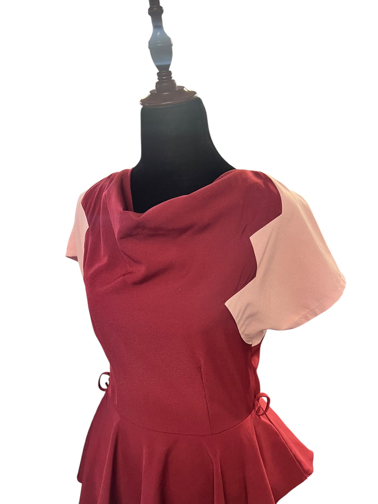 MISS NOUVELLE PEPLUM DRESS | S
