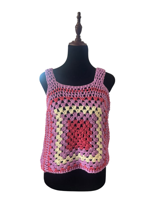 GEORGE KNITS CROCHET TOP | 10/12