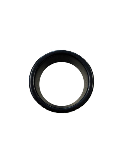 BLACK TACTILE BANGLE