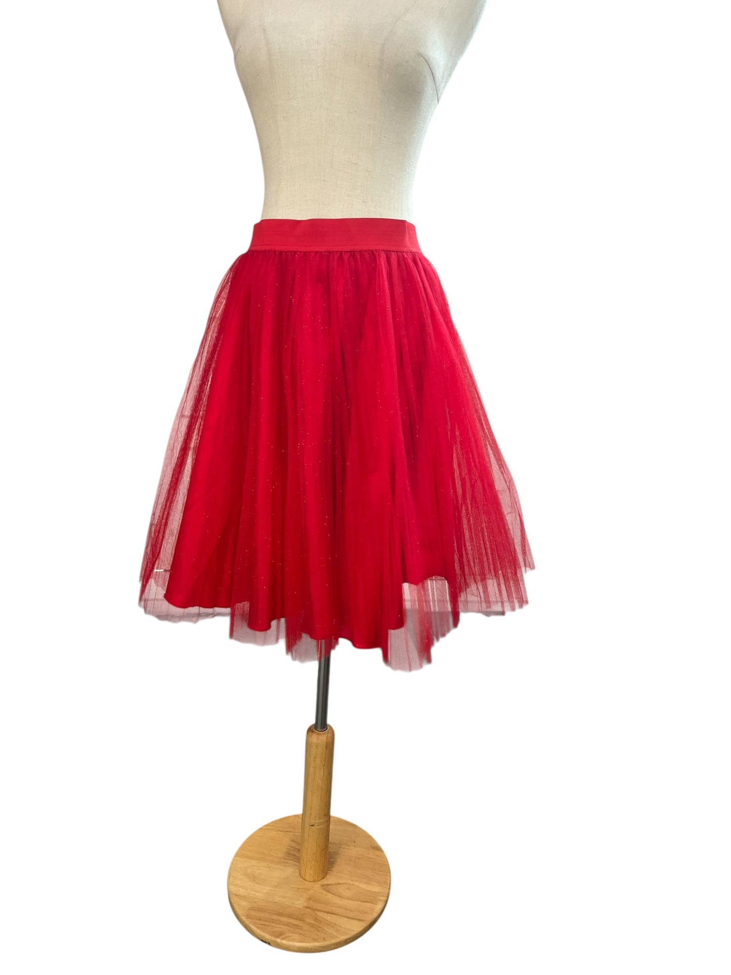 HANKY PANKY RED TULLE SKIRT | 10-12