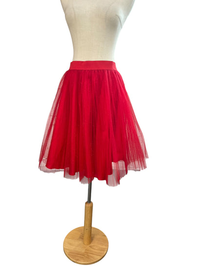 HANKY PANKY RED TULLE SKIRT | 10-12