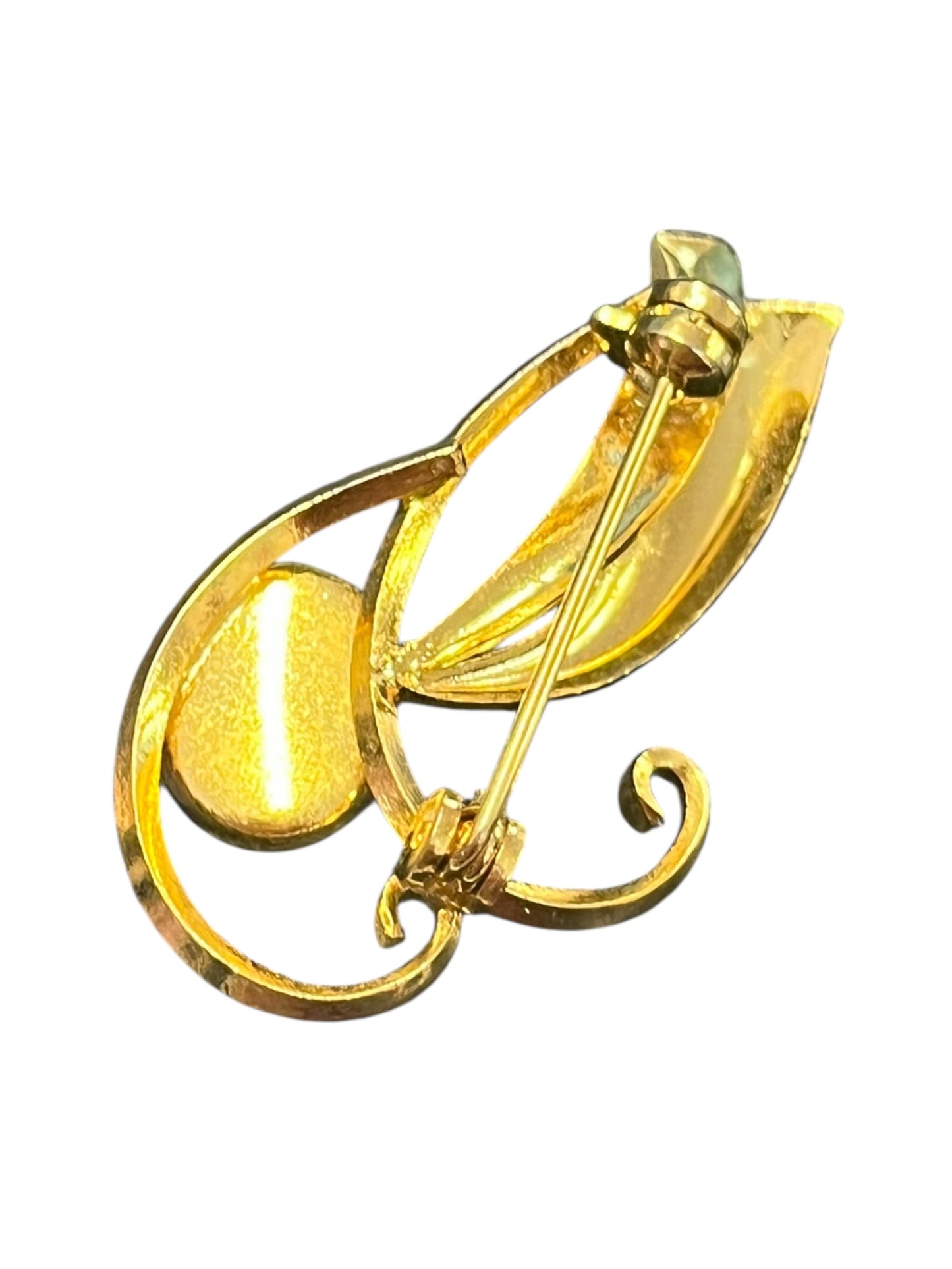 GOLD OPAL BROOCH