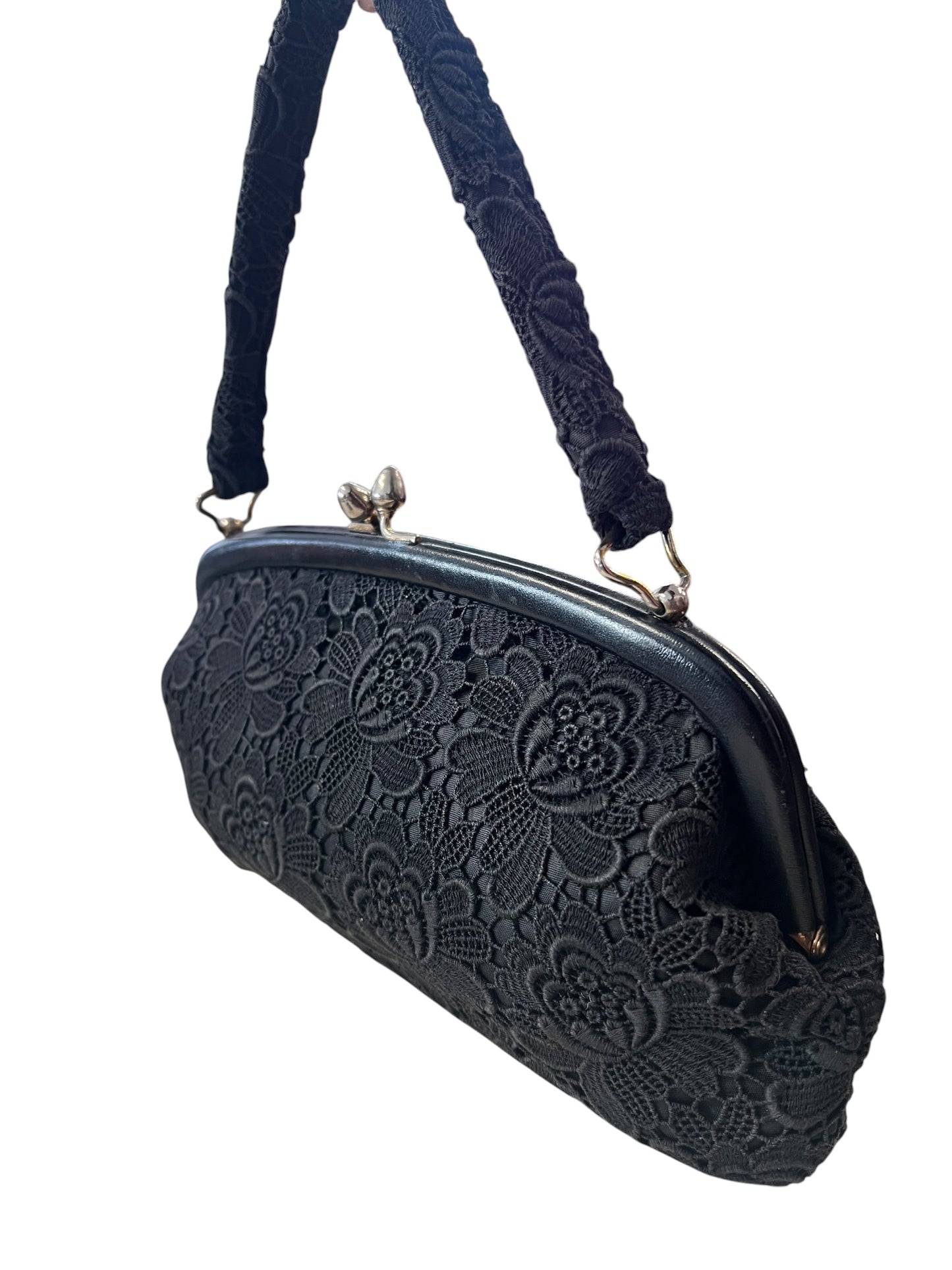BLACK DAISY HANDBAG