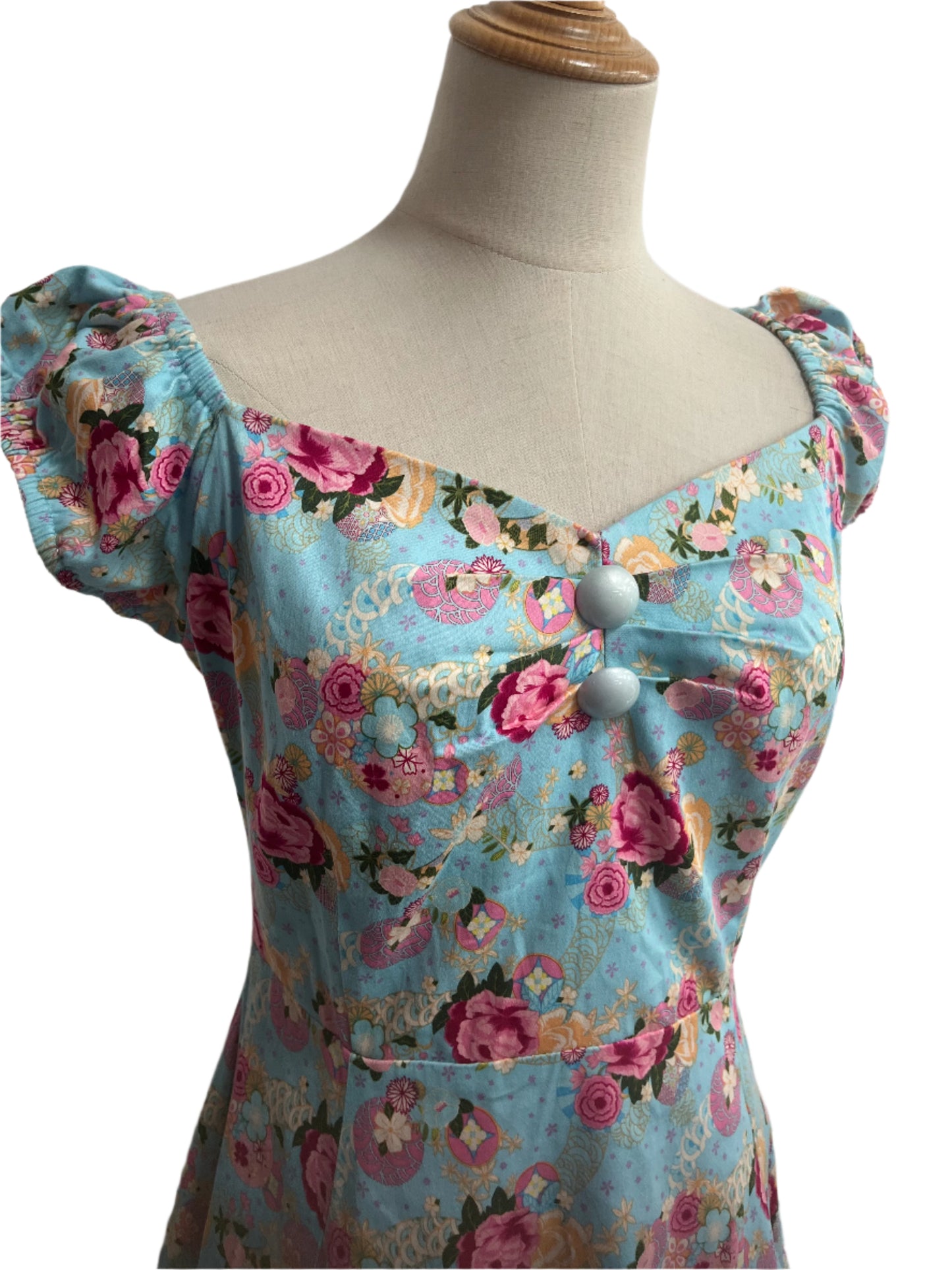 COLLECTIF ORIGAMI FLORAL DOLL DRESS | 8