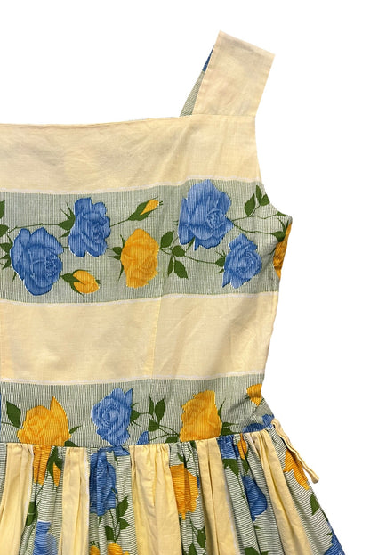 ST MICHEAL 1950s ROSE DRESS |