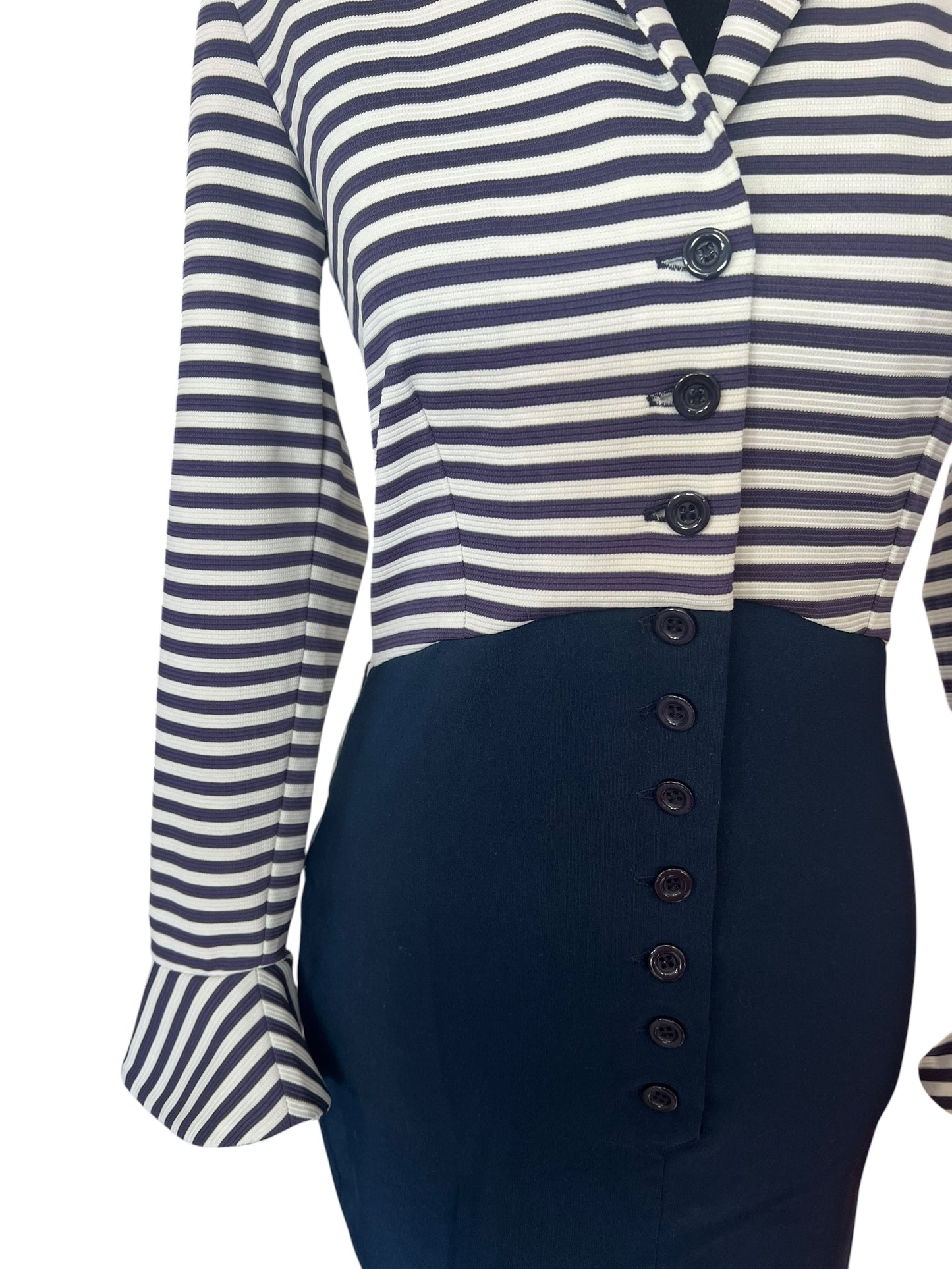 BETTIE PAGE NAVY DRESS | S