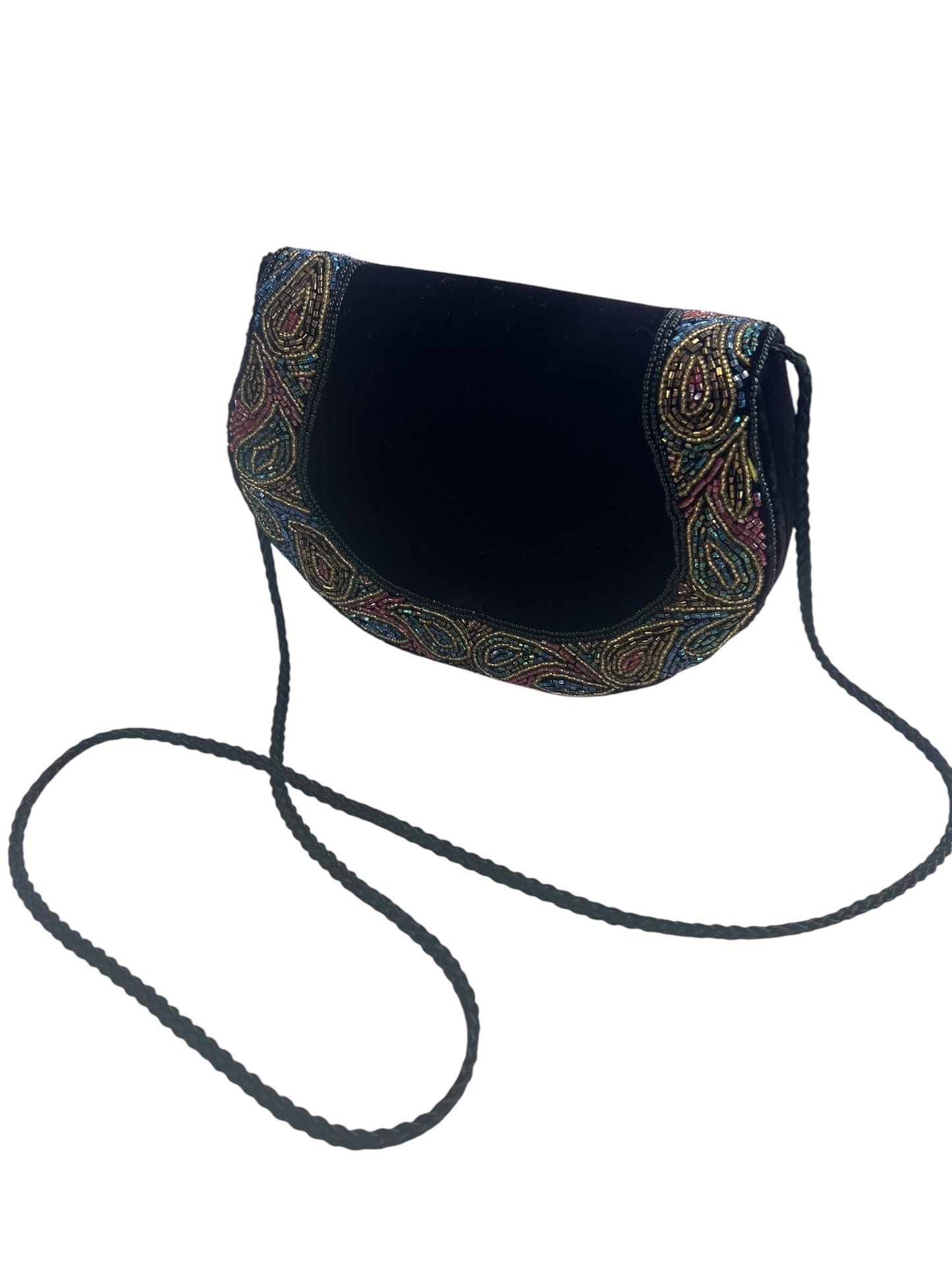VELVET SHOULDER BAG