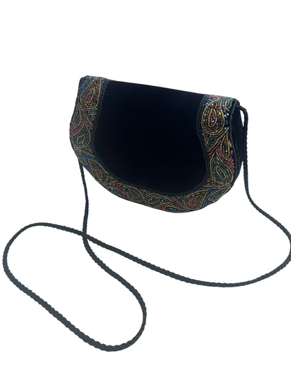 VELVET SHOULDER BAG