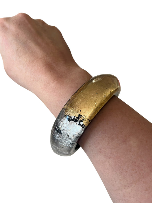 GOLD & SILVER FOIL BANGLE