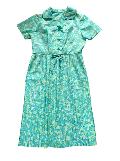 GREEN FLOWER DRESS
