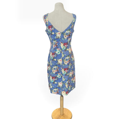 WHISPERING IVY BLUE SHIFT DRESS | 14