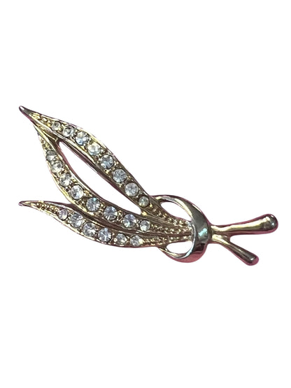 18KT GOLD LEAF BROOCH