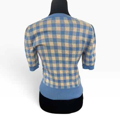 PRINCESS HIGHWAY BLUE CHECK TOP | 6