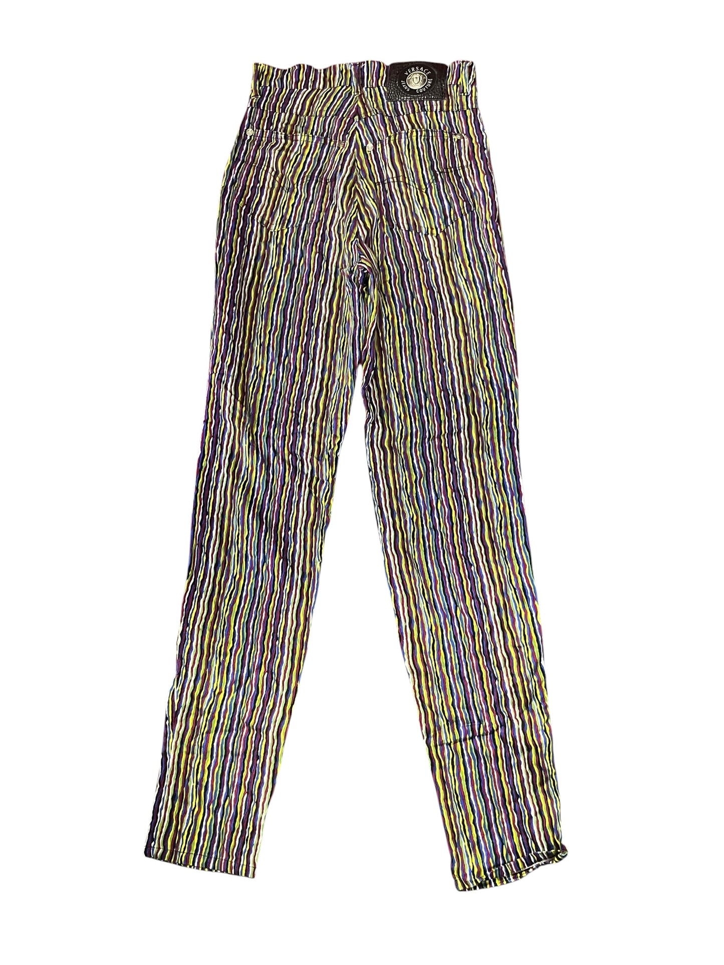 VERSACE STRIPED PANTS | 29