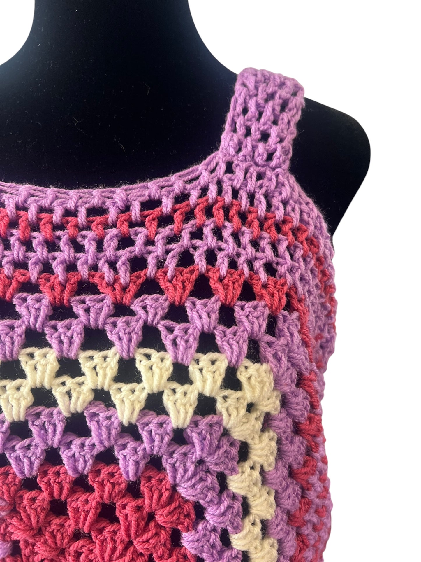 GEORGE KNITS CROCHET TOP | 10/12