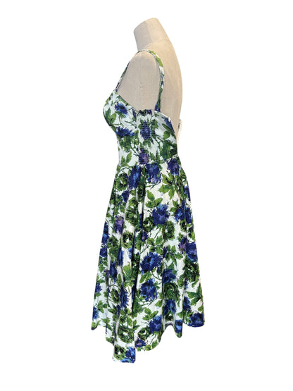 RETROSPECTD BLUE ROSE DRESS | 4