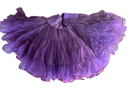 SQUARE DANCE PURPLE PETTICOAT